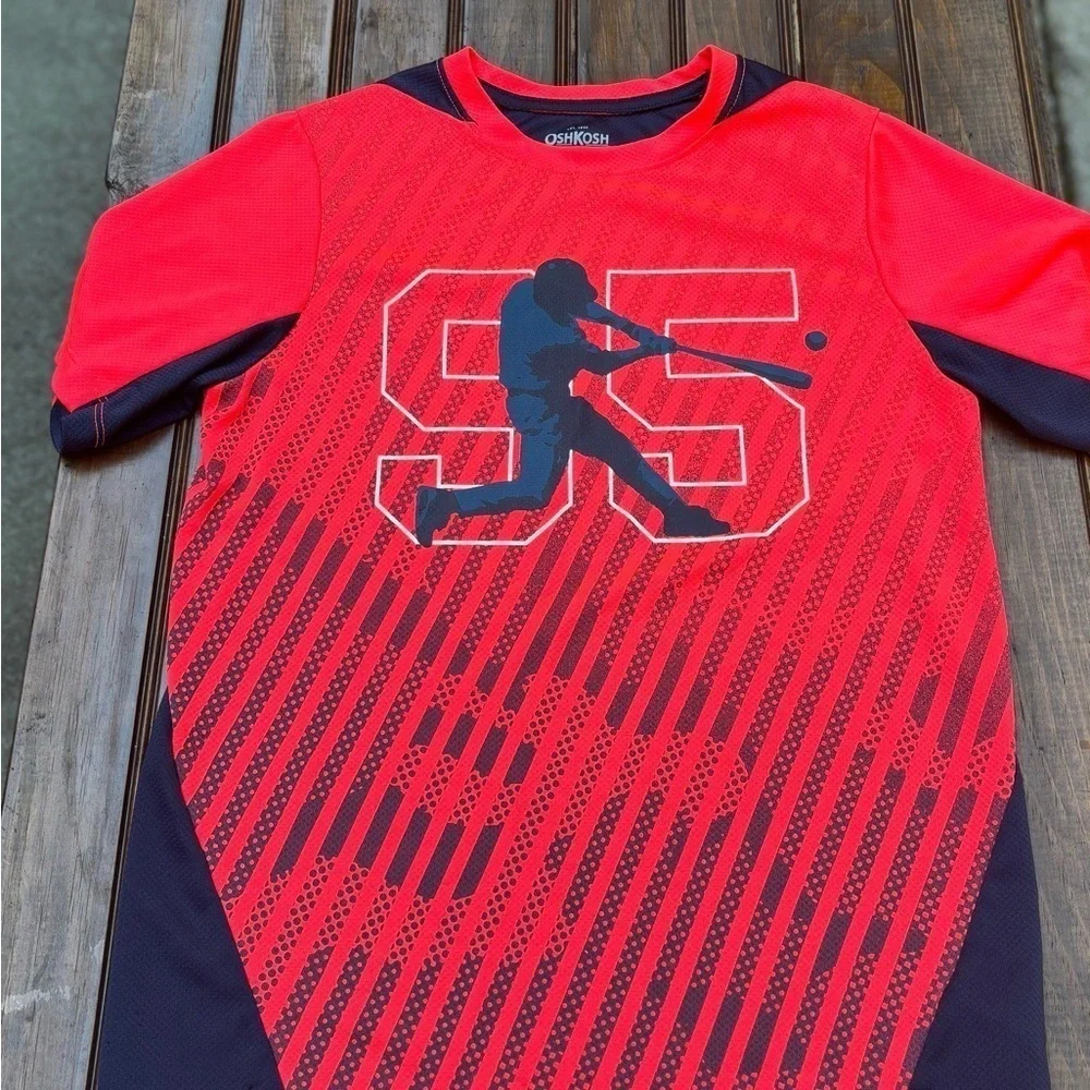 Boys Oshkosh dry-fit tee.